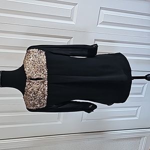 Long Sleeved Shirt with Rhinestones